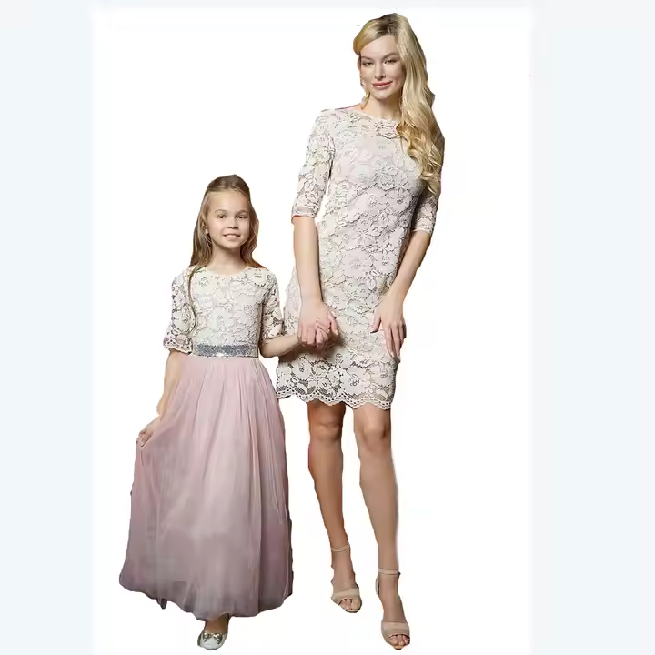 girls flower white dress
