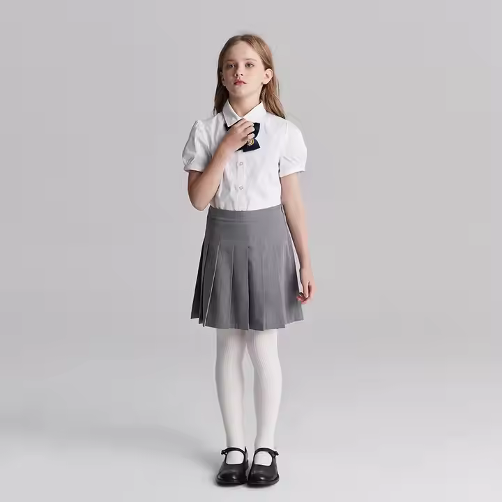 girls flower white dress