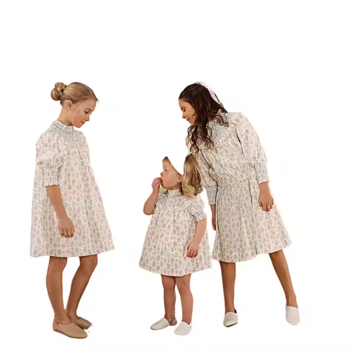 girls flower white dress