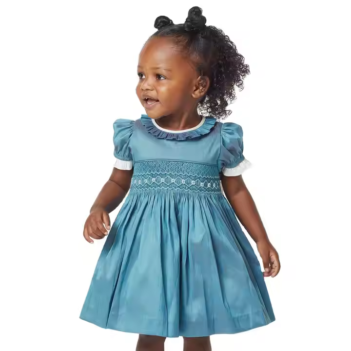 girls flower white dress