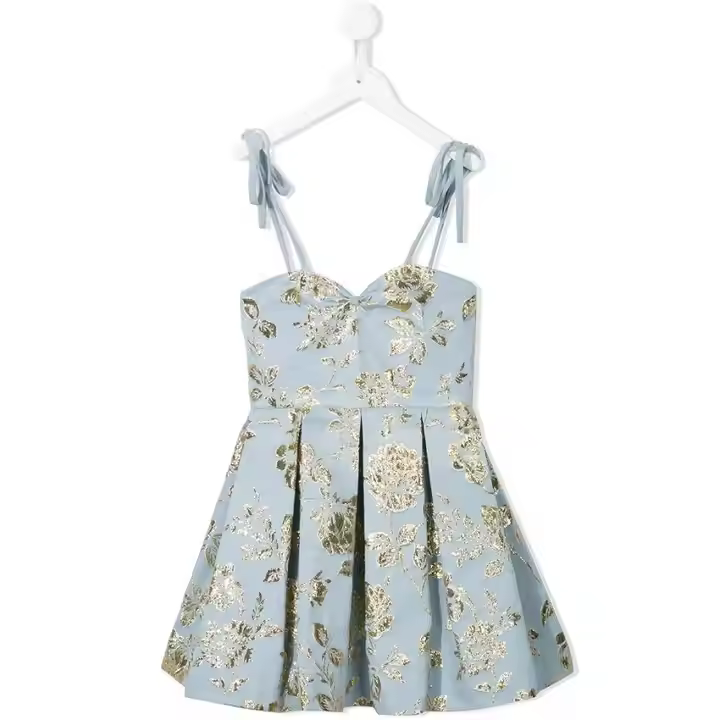 girls flower white dress