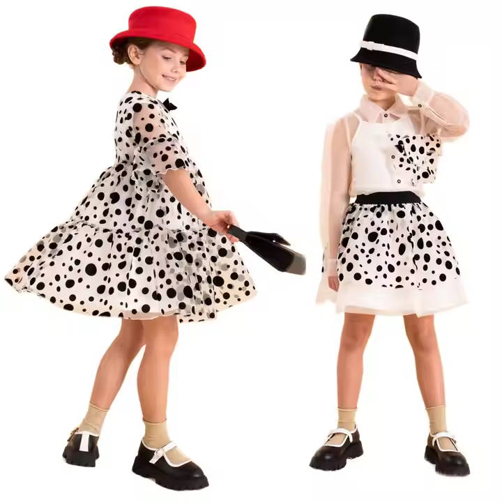 girls flower white dress