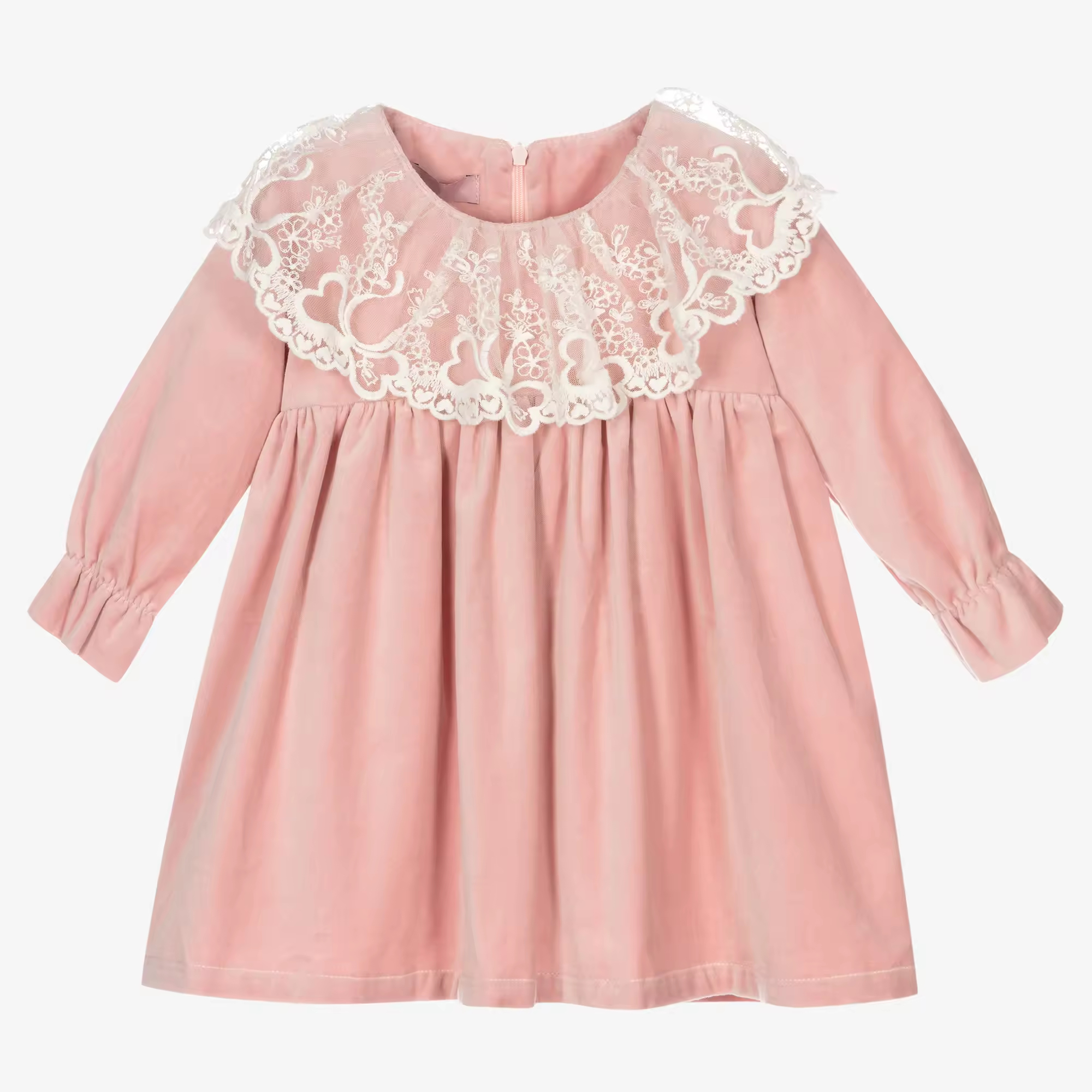 girls flower white dress
