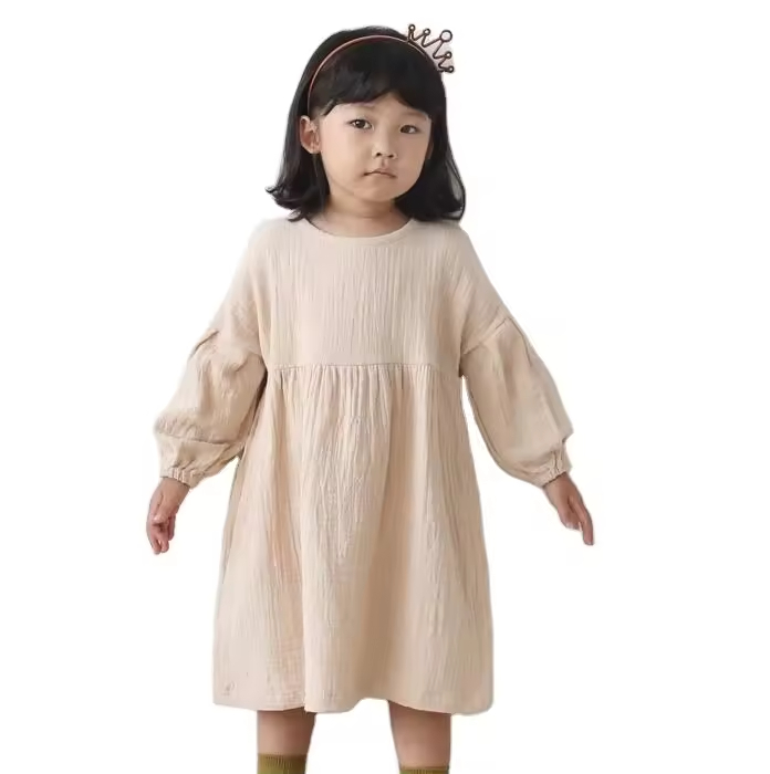 girls flower white dress
