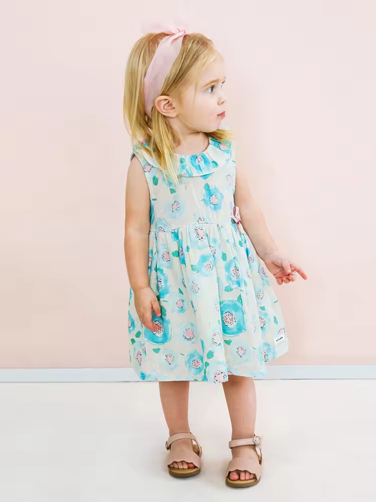 2025 Latest Frock Design Children Baby Girl Summer Dress