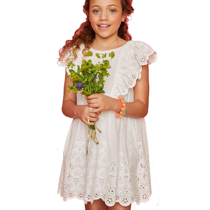 Children Lolita Lace Little Princess Anna Tulle Baptism Party Summer Toddler Girl Kids Baby Dress